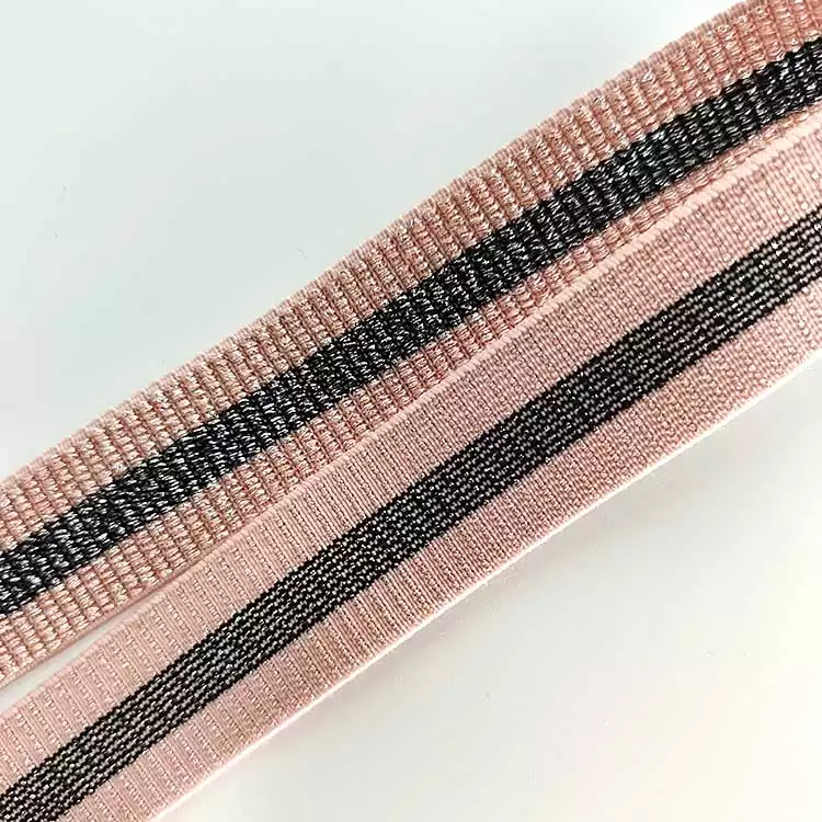 GEB097 Braided Stretch Edge Band, Elastic Knitted Ribbon, Color Elastic Braid Band; Garments