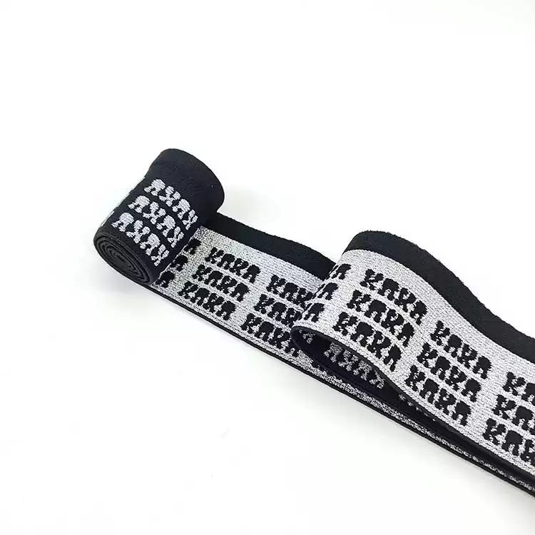 GEB158 Elastic Web Band, Jacquard Elastic Web Band, Heavy Elastic Ribbon; Garments