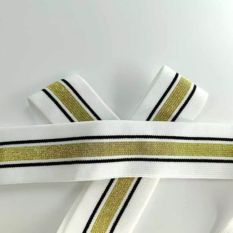 GEB160 Wholesale Elastic Ribbon, Custom Pattern Ribbon, Jacquard Elastic Ribbon; Clothing