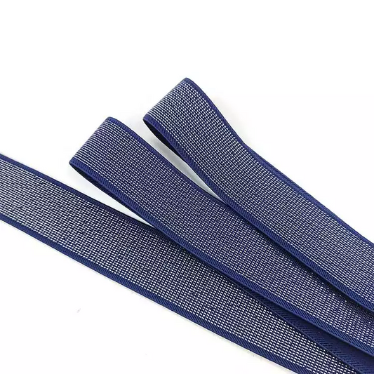 GEB217  Yarn-dyed Polyester Woven Elastic Decoration Stretchy Webbing Elastic Webbing for Clothes