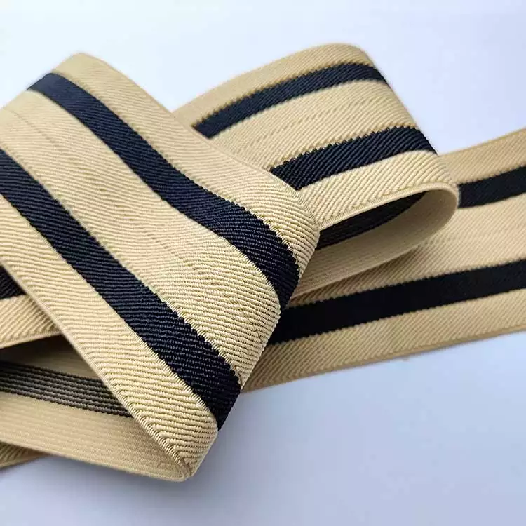 GEB074 Color Stripe Foldable Thickened High Strength Elastic Rubber Band for Gym Elastic Band Rope