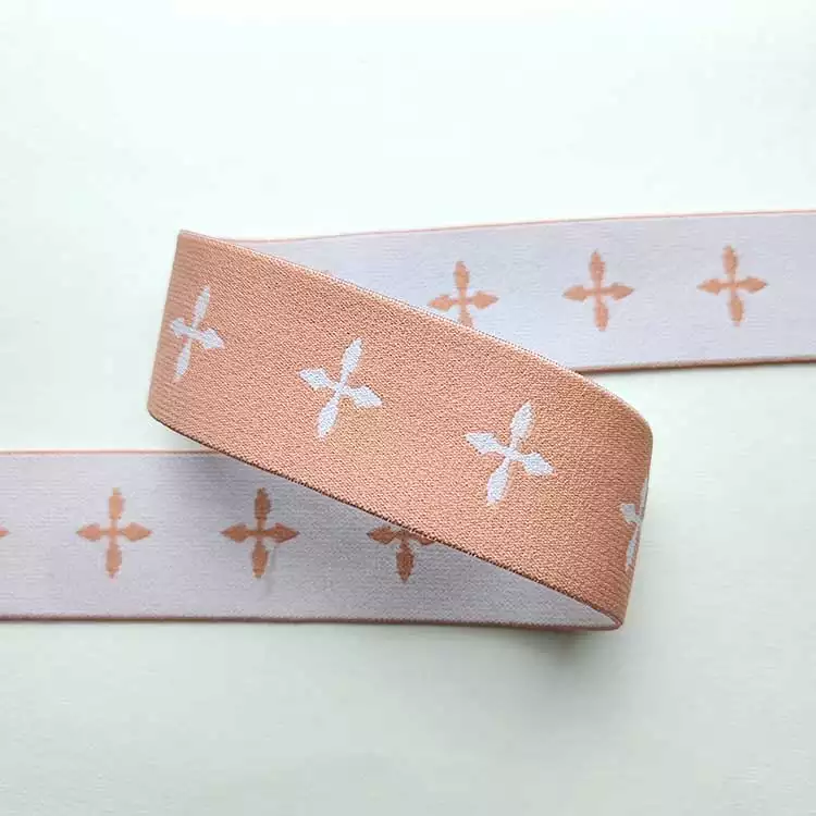 GEB149 Elastic Ribbon, Stock Pattern Ribbon, Jacquard Elastic Ribbon