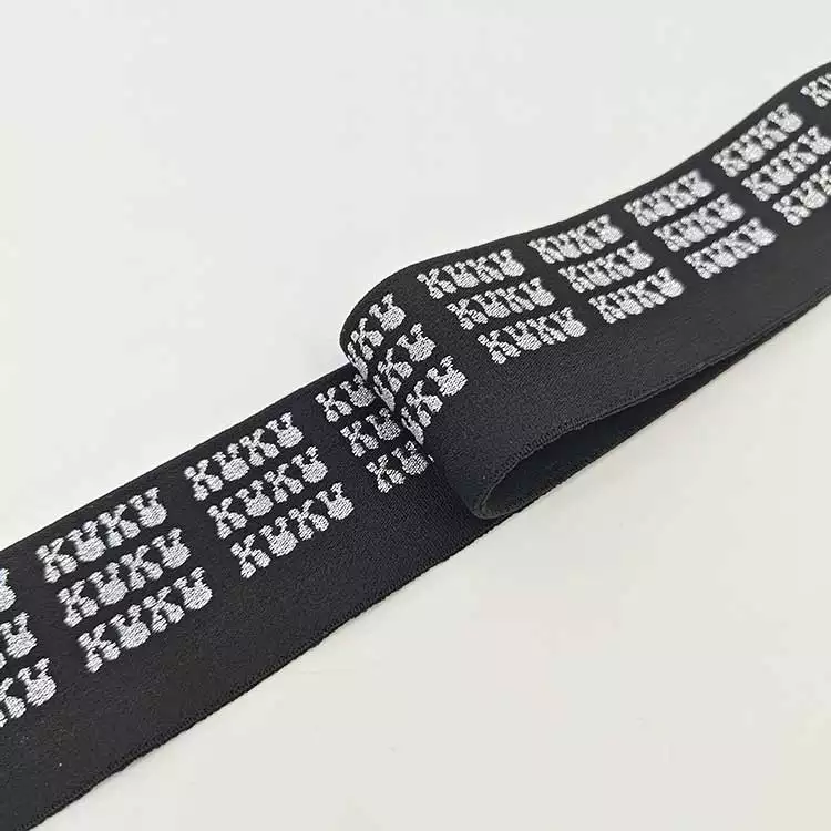 GEB158 Elastic Web Band, Jacquard Elastic Web Band, Heavy Elastic Ribbon; Garments