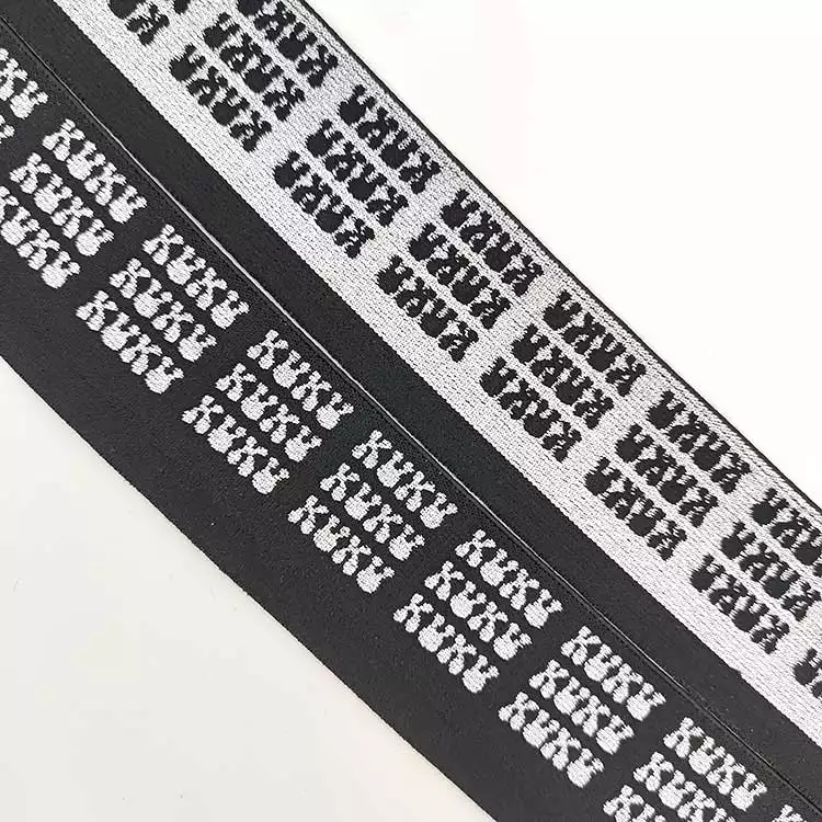 GEB158 Elastic Web Band, Jacquard Elastic Web Band, Heavy Elastic Ribbon; Garments