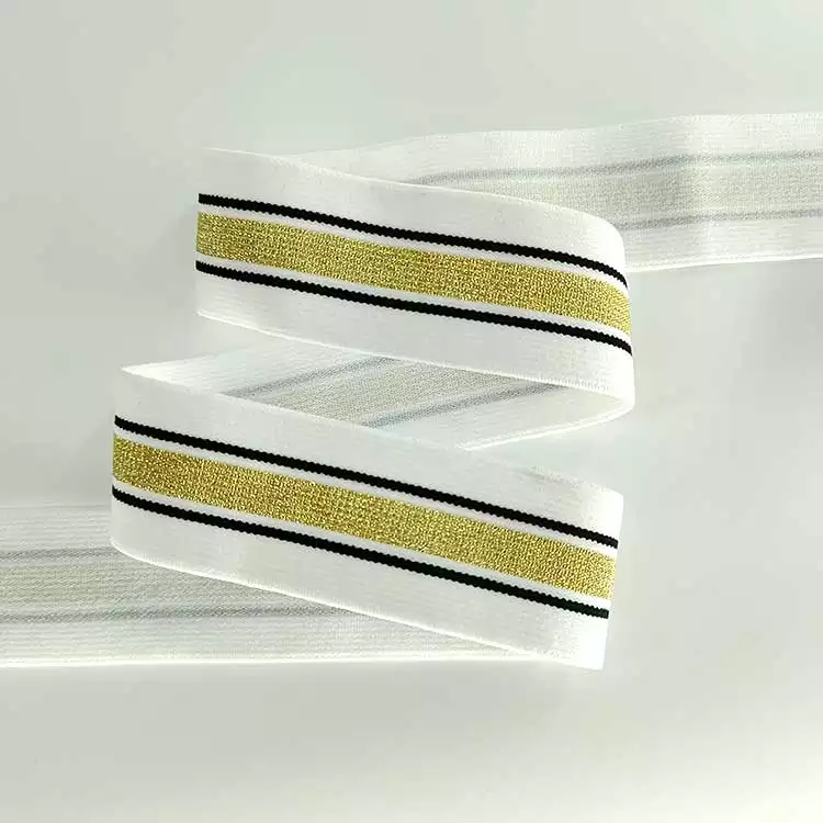 GEB160 Wholesale Elastic Ribbon, Custom Pattern Ribbon, Jacquard Elastic Ribbon; Clothing