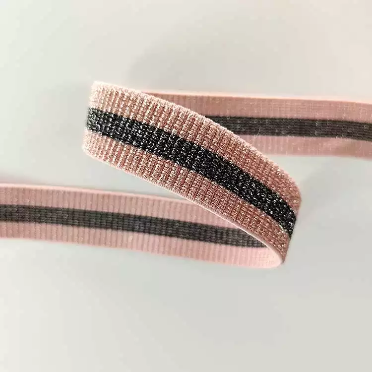 GEB097 Braided Stretch Edge Band, Elastic Knitted Ribbon, Color Elastic Braid Band; Garments