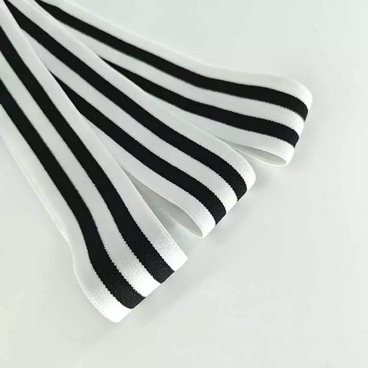 GEB092 Elastic Band, Woven Elastic Waistband, Stripe Elastic Band; Clothing