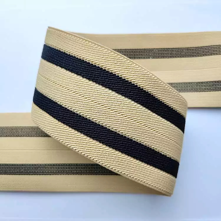 GEB074 Color Stripe Foldable Thickened High Strength Elastic Rubber Band for Gym Elastic Band Rope