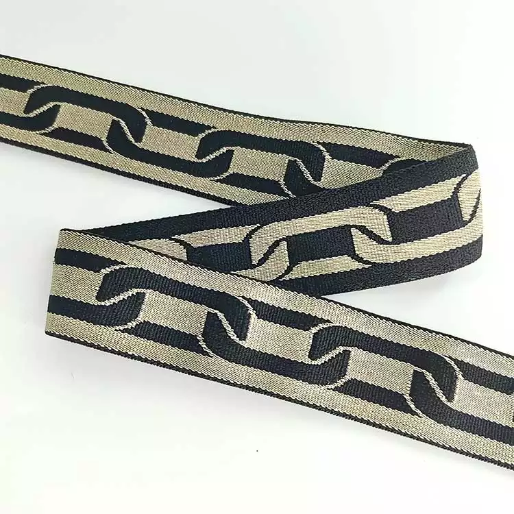 GEB068 Customized Elastic Waistband Jacquard Custom Elastic Band Designer Elastic bands for Men