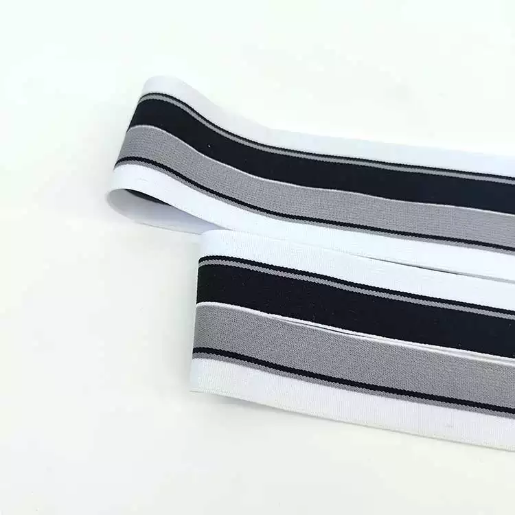 GEB153 Elastic Band For Bag, Jacquard Elastic Band, Stripe Elastic Band; Bag