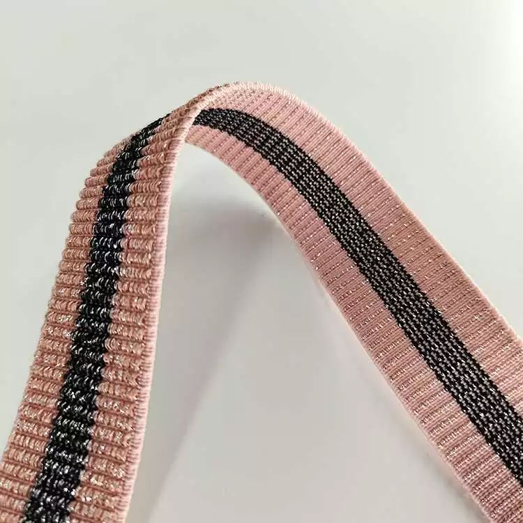 GEB097 Braided Stretch Edge Band, Elastic Knitted Ribbon, Color Elastic Braid Band; Garments