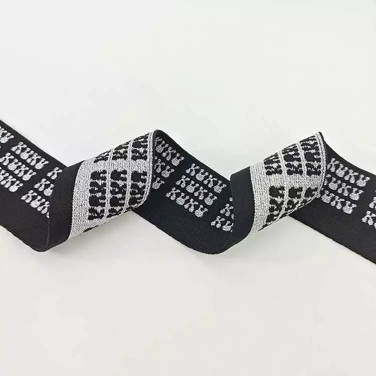 GEB158 Elastic Web Band, Jacquard Elastic Web Band, Heavy Elastic Ribbon; Garments