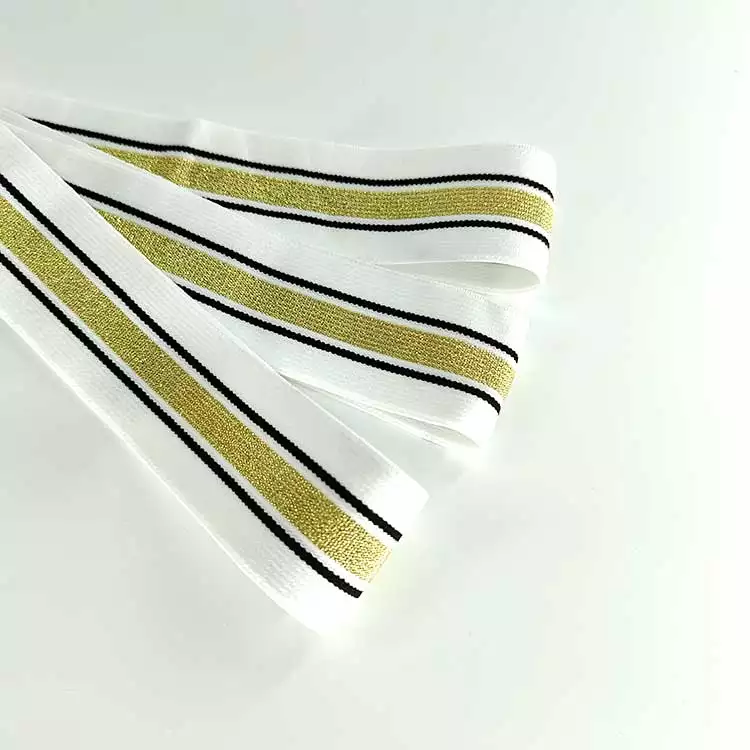 GEB160 Wholesale Elastic Ribbon, Custom Pattern Ribbon, Jacquard Elastic Ribbon; Clothing