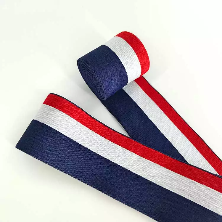 GEB049 Bottom Pricing for Bulk Orders Comfortable Herringbone Stripe Elastic Band Edge Waistbands Sewing Elastic Band