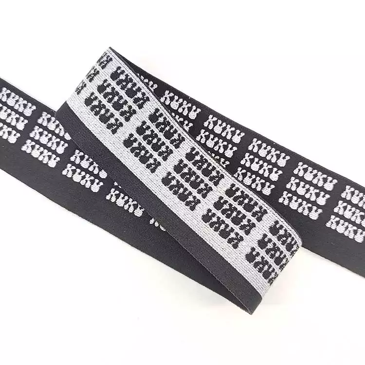 GEB158 Elastic Web Band, Jacquard Elastic Web Band, Heavy Elastic Ribbon; Garments