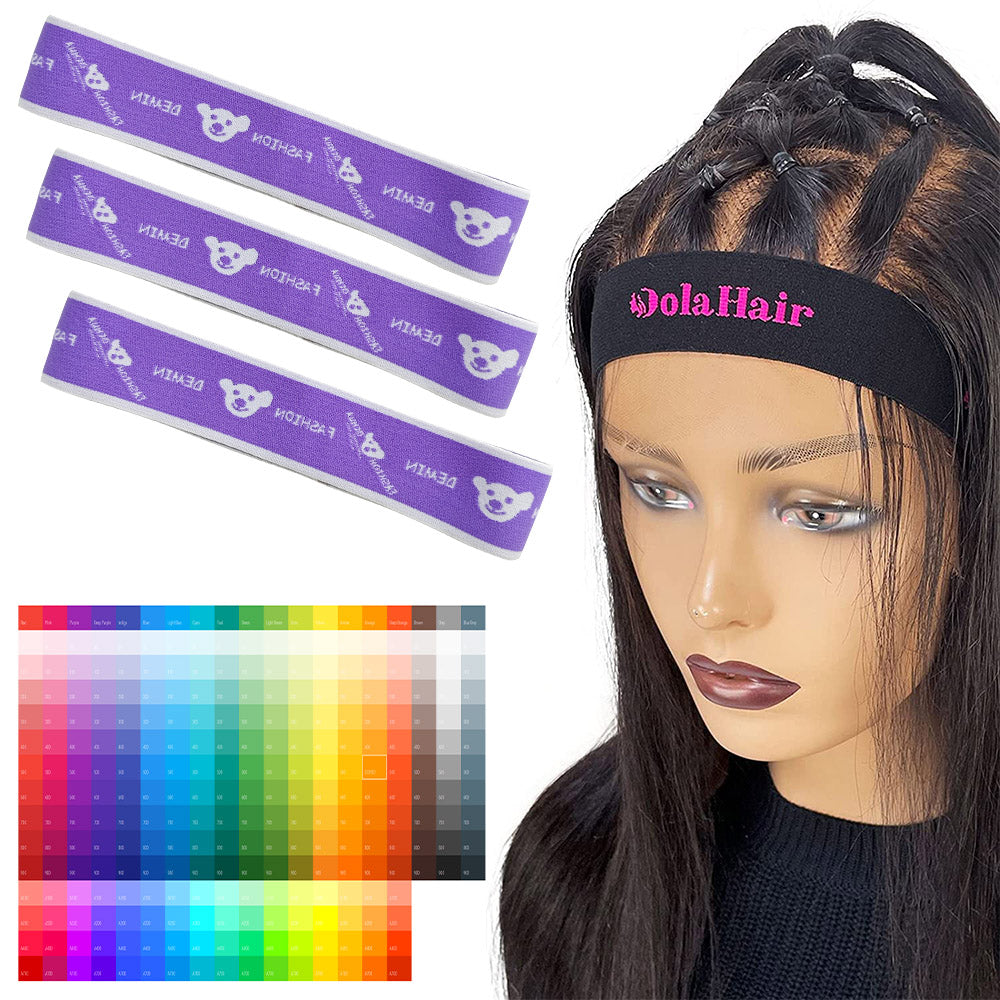 wholesale free sample manufacturer custom logo elastic band for wigs with ear protection