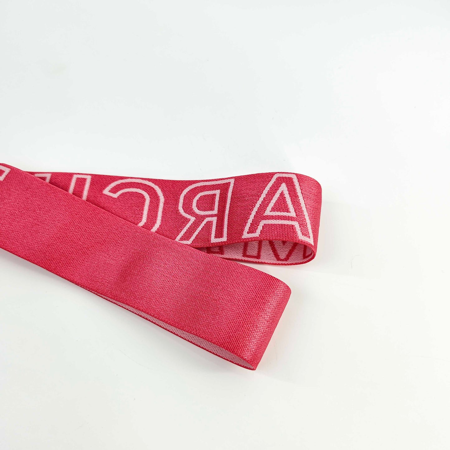 FZ-128 Red Stroke Letters Garments Elastic Band