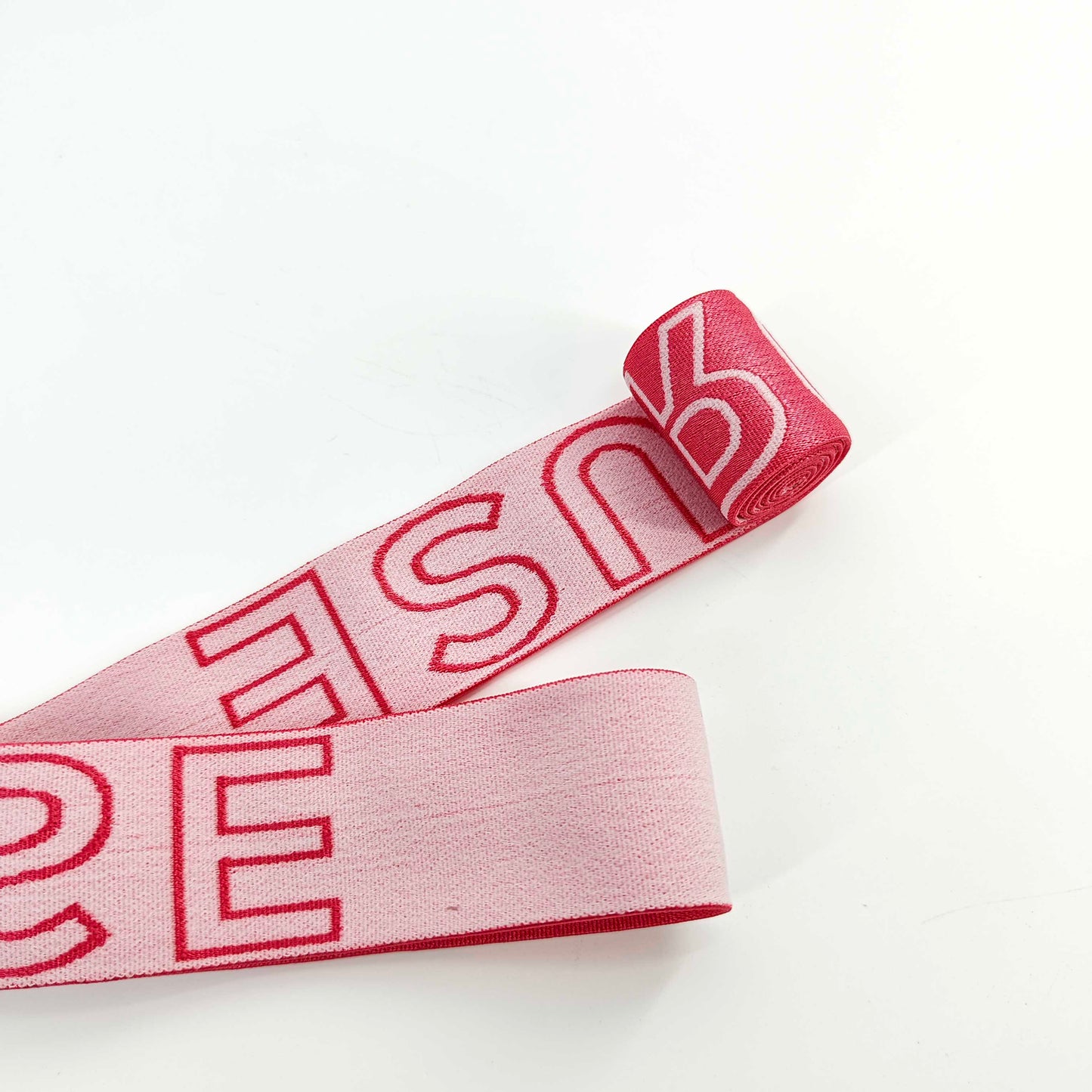 FZ-128 Red Stroke Letters Garments Elastic Band