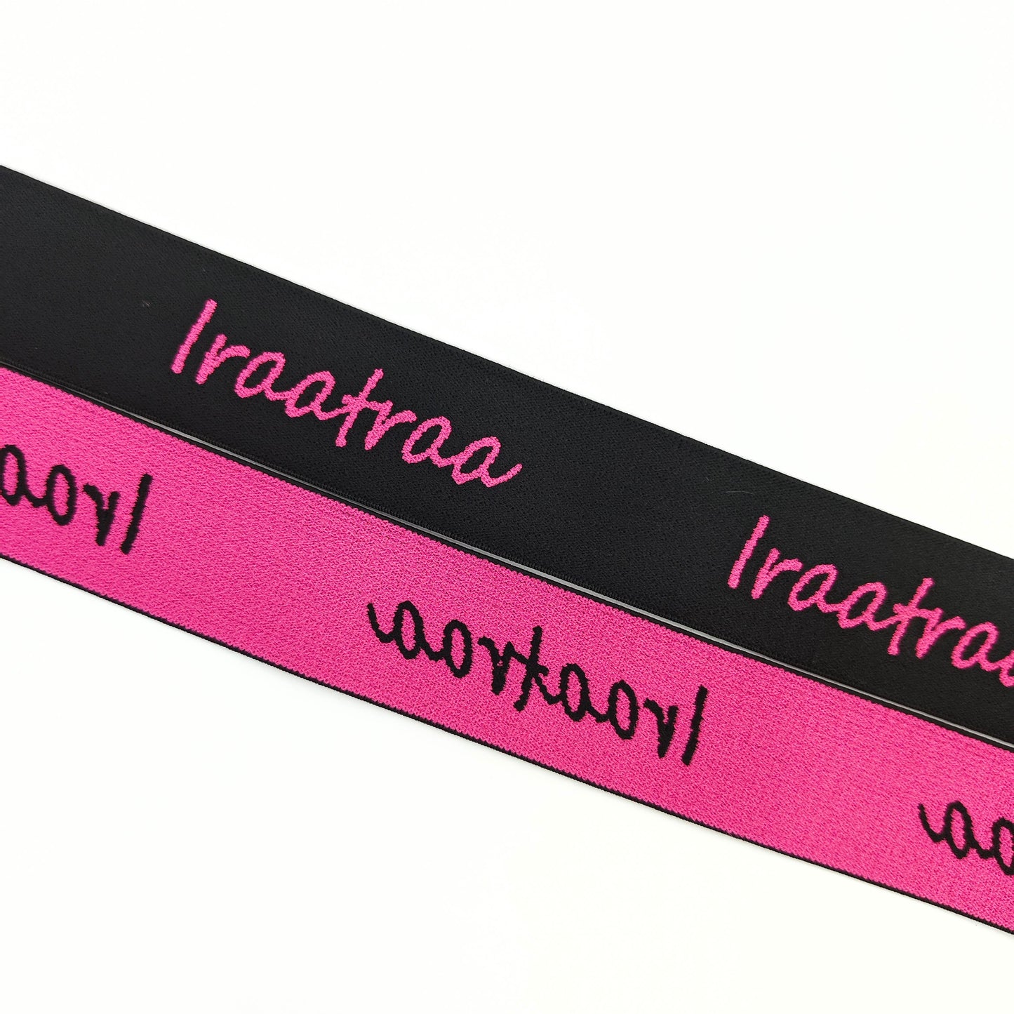 FZ-134 Black Pink Letters Elastic Band